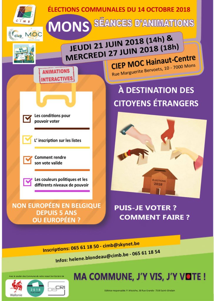 SEANCES ELECTIONS MONS 21 ET 27 JUIN 2018 CIMB CIEP MOC HC---